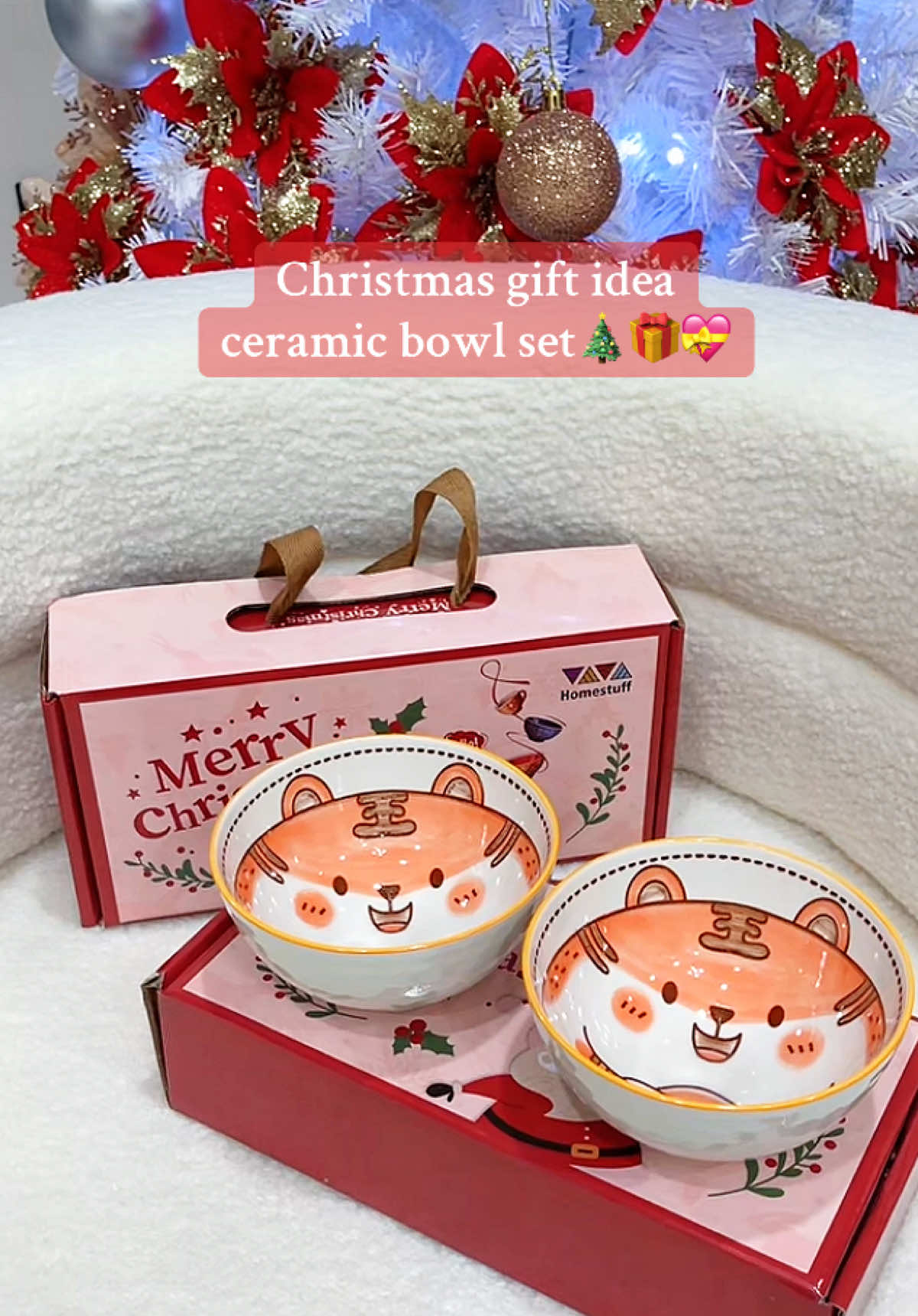 Perfect gift with box and super affordable #bowlset #giftidea #christmasgift 