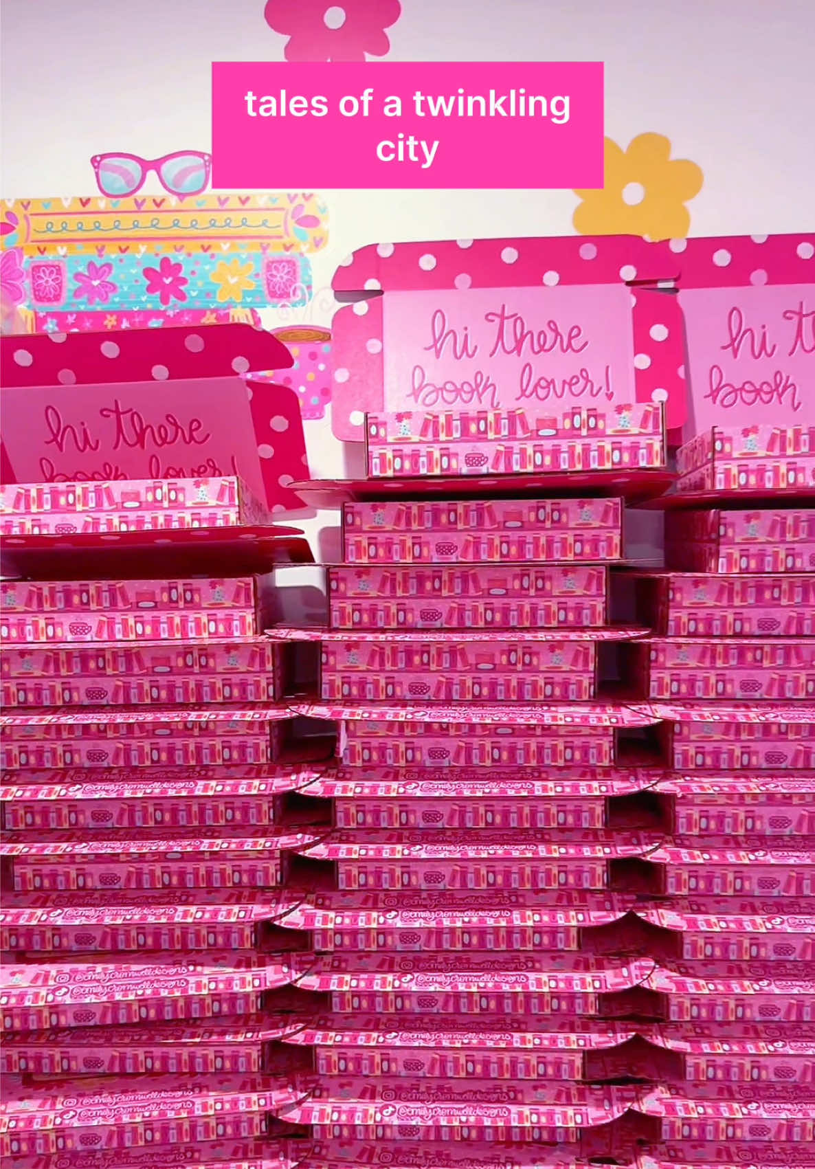 The results are in! Last week I had you guys vote for what you’d like to see in the January Emily Cromwell Designs Box, and I LOVE what you guys picked! 🥰 The theme for my next box is going to be…..Tales of a Twinkling City ✨🌃 And for the products, here’s what’s going to be in the box! 📖 Journal 🩷 Pen 🌸 Coaster (my very first one!!) 🌙 Notepad 🩷 Sticky Notes ✨ Bookmark Preorders are currently open for the January Box, and the official reveal of all the designs will be December 27th! Boxes will ship starting January 22nd ✨ I’ve got big plans for this box!!! I’m so in love with this theme and I promise to make it super magical 🥹 #BookTok #books #subscriptionbox #stationery #cuteart 