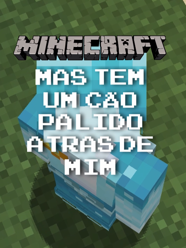 Minecraft mas tem um cão palido atrás de mim #Minecraft #foryou #fyp