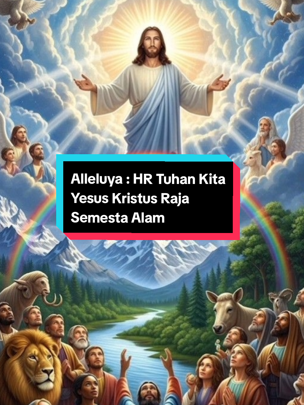[Alleluya : Minggu Biasa Terakhir Hari Raya Tuhan Kita Yesus Kristus Raja Semesta Alam] 