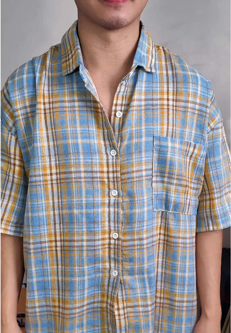 Vintage Plaid Polo for Men 