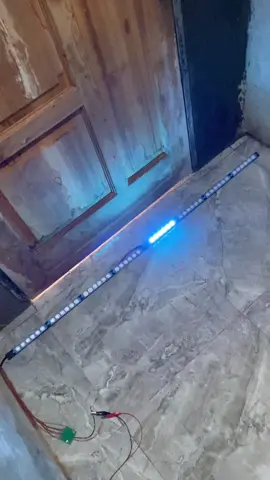 Lampu led lightbar p120cm 8 pilihan warna #lightbar #lampulightbar #lampurotator #rotator #modullightbar 