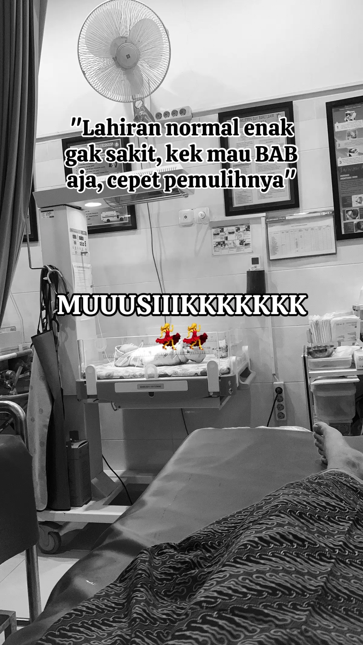 Terimakasih motovasinya ibu2, ternyata saya masih ingat betul rasanya pembukaan 6-lengkap🙂‍↕️🙃 #newmom #lahirannormal🤱 