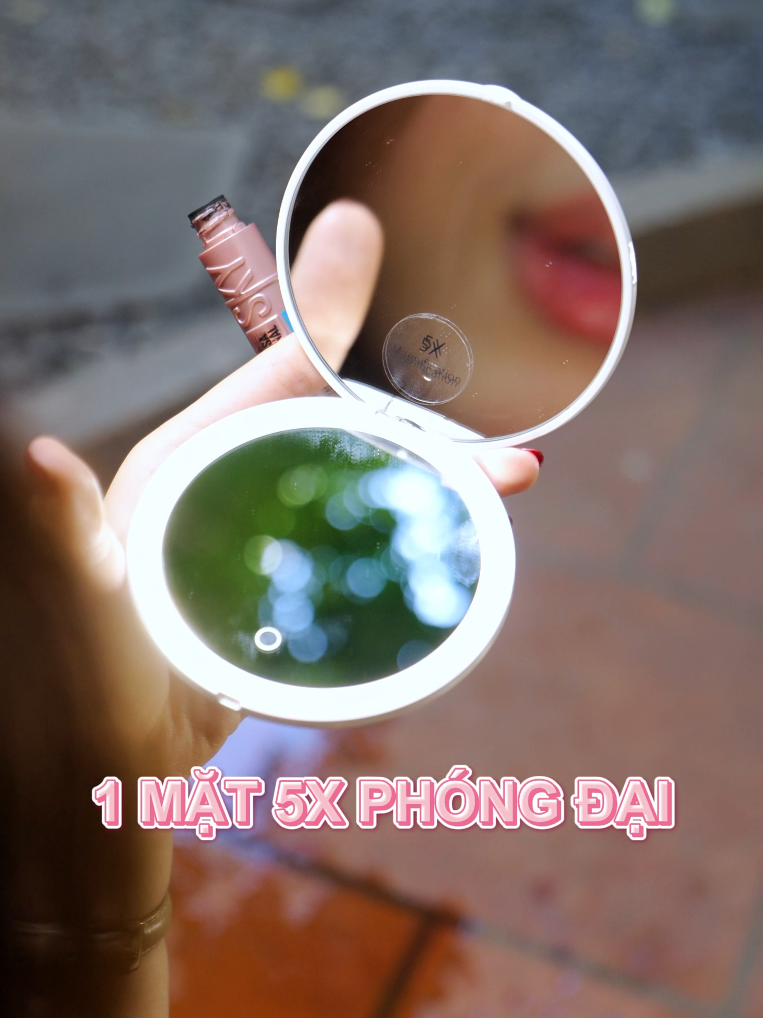 Gương Kata Miro O2 Pocket - Nhỏ gọn, ánh sáng chuẩn salon #guongledtrangdiem #guongmakeup #guongled #gương #katatechnology #xuhuong