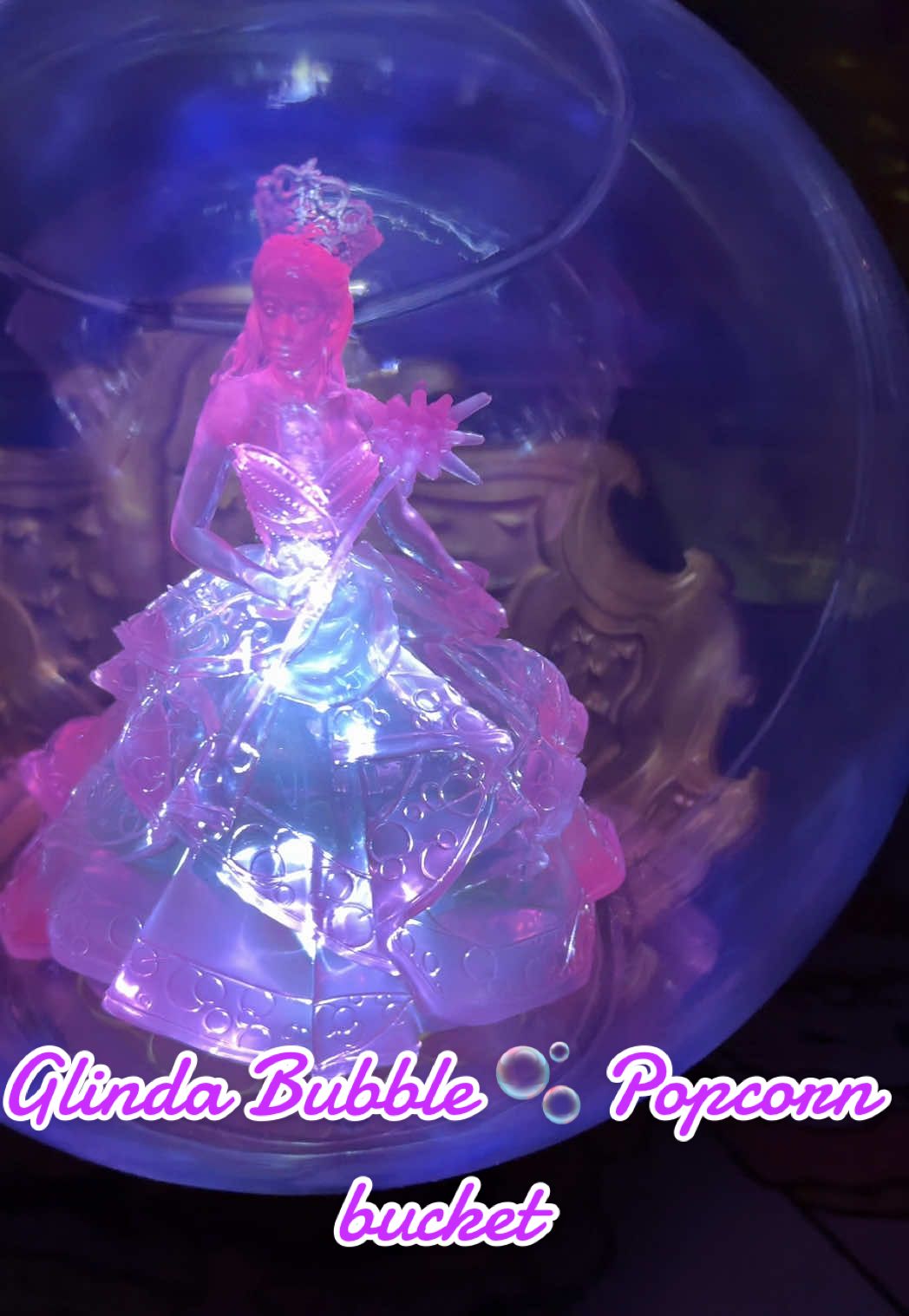 Bubble 🫧 secured  AMC theatres exclusive Glinda bubble popcorn bucket #glindathegoodwitch #glinda  #glindapopcornbucket #popcornbucket #amctheaters @AMC Theatres  @Wicked: For Good 