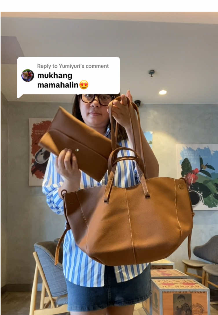 Replying to @Yumiyuri PU leather handbag, tote bag #totebag #handbag #shoulderbag #bag #leatherbag 