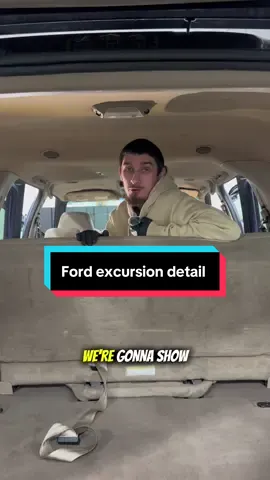 We turn this old ford excursion from dirty to dreamy #detailing #autodetailing #cleaning 