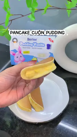 Pancake cuộn pudding xoài thơm ngon #xuhuong #memoandam🍀 #burine #puddingburine #pancake 