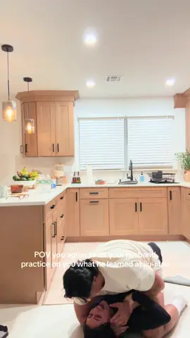 It’s all fun and games until I regret it😂 #jiujitsu #jiujitsutiktok #itslove #husbandwife 