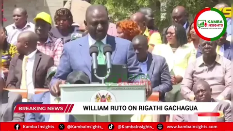 This is what William Ruto told us about Rigathi Gachagua back in 2022. We believed it then, and we still believe it today. No amount of spin from government bloggers can erase that truth. Let me remind you, in William Ruto's words for the record. 