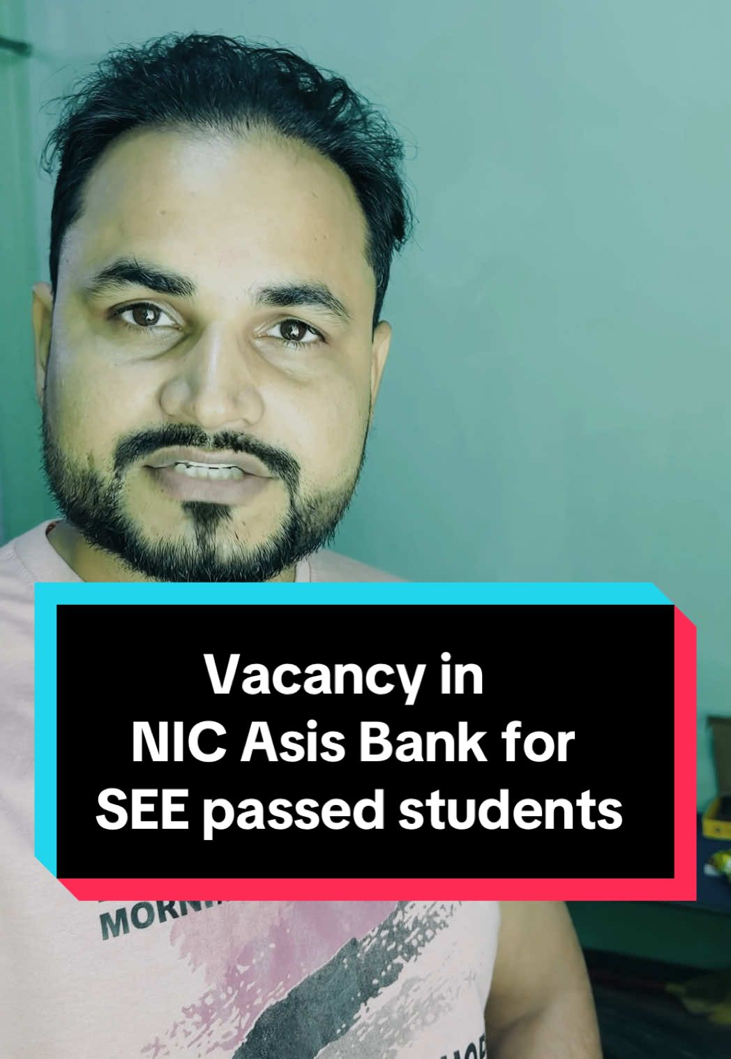 Vacancy in A class commercial Bank (NIC Asis Bank) for SEE passed students #bank #vacancy #birgunj #nabinshriwastav #bankjob 