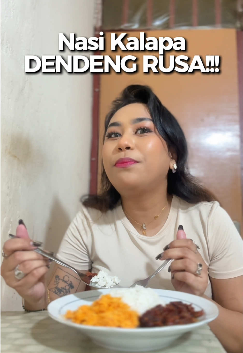 Asli dendeng rusanya enak 😭 Kuy coba mampir 🤤 #fyp #tiktokfood #kuliner #makananviral #Foodie 