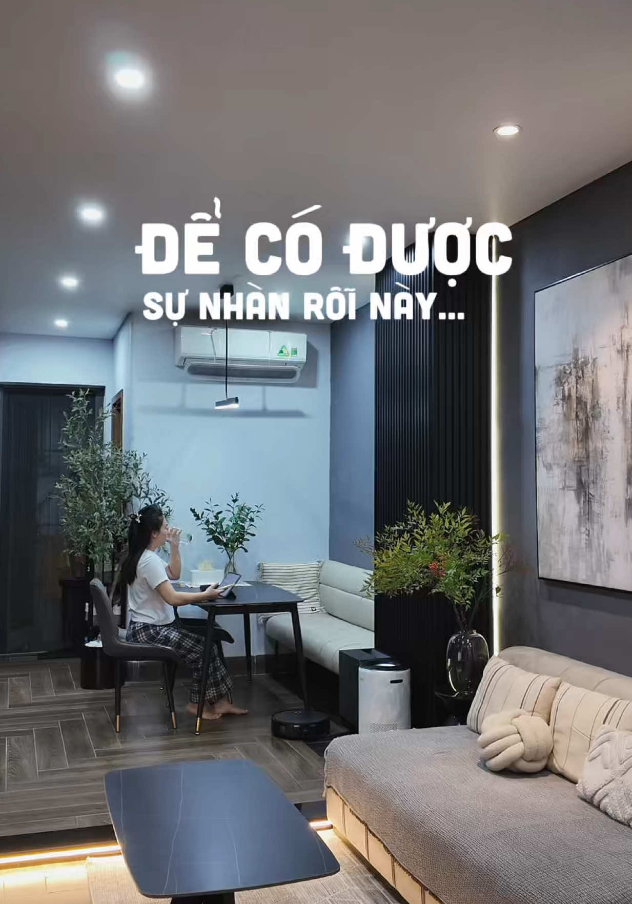 Ban ngày bánnnn mình cho tư bản.. Tối zìa lấy tiền của tư bản để chữaaa lành…☕️🤭 #momitrendii#nhadep#cleanhome#decor#xaynha