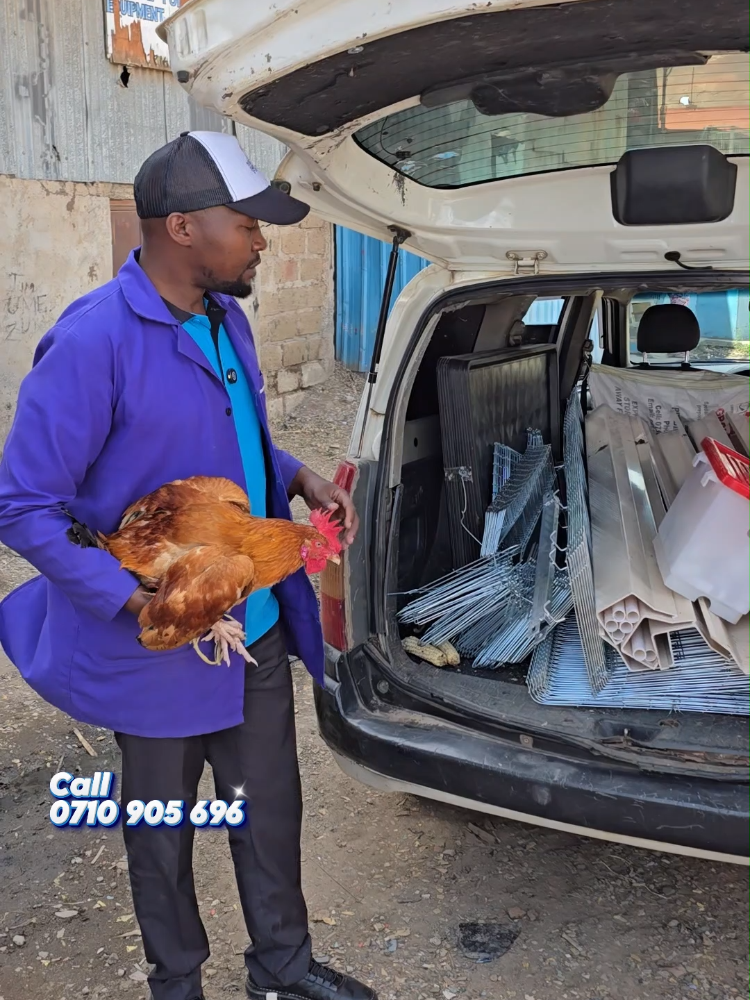 Battery cages can help you: >keep many chicken in a smal space, >reduce labor in collecting chicken waste >easily control spread of diseases >and collet clean eggs easily in this video we were dispatching a H-type cage to a farmer in Kiambu. we also do installations. be sure to call us on 0710 905 696 if you need a battery cage system. our doors are open if you need free consultation. #cage #batterycage #chickenfarming #poultry #kenyantiktok🇰🇪 #poultryfarming #foryoupagе #november #kilimo #viral