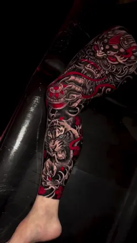 hình xăm kì lân hổ hợp mệnh cho người sinh năm 2K thuộc mạng hành hoã #phongthuy #38tattoo #tattoo 