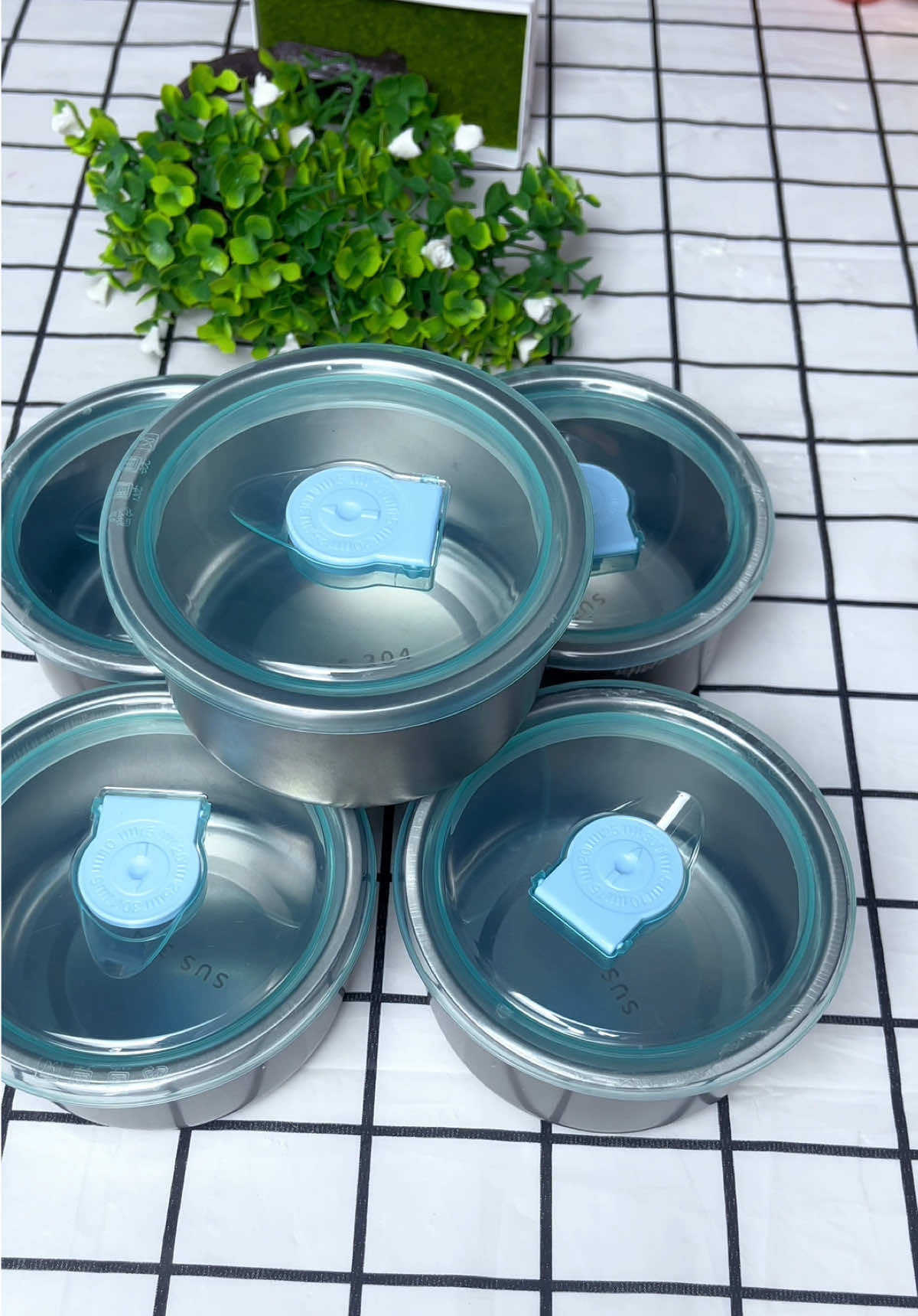 [Hộp Tròn] Combo 5 Hộp Inox Đựng Thực Phẩm Đế Tủ Lạnh Ngăn Mùi, Nắp Có Gioăng Silicon Chống Rò Rỉ Nước, Tiện Lợi #hopinoxdungthucpham #hopinox #xuhuong #taphoathilanh99 #combo5hopdungthucpham @Tạp hóa Thị Lành  @Tạp hóa Thị Lành  @Tạp hóa Thị Lành 