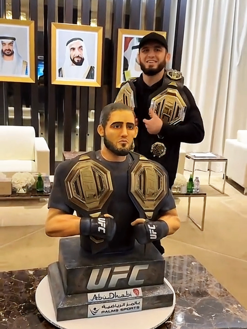 Islam Makhachev 🦁 UFC great fighter 😎 is back Dubai  #foryou#foryoupage #UFC #ufcrussia #ufcking #ufckhabib #tiktok#viraltiktok #virlvideo#UFC 