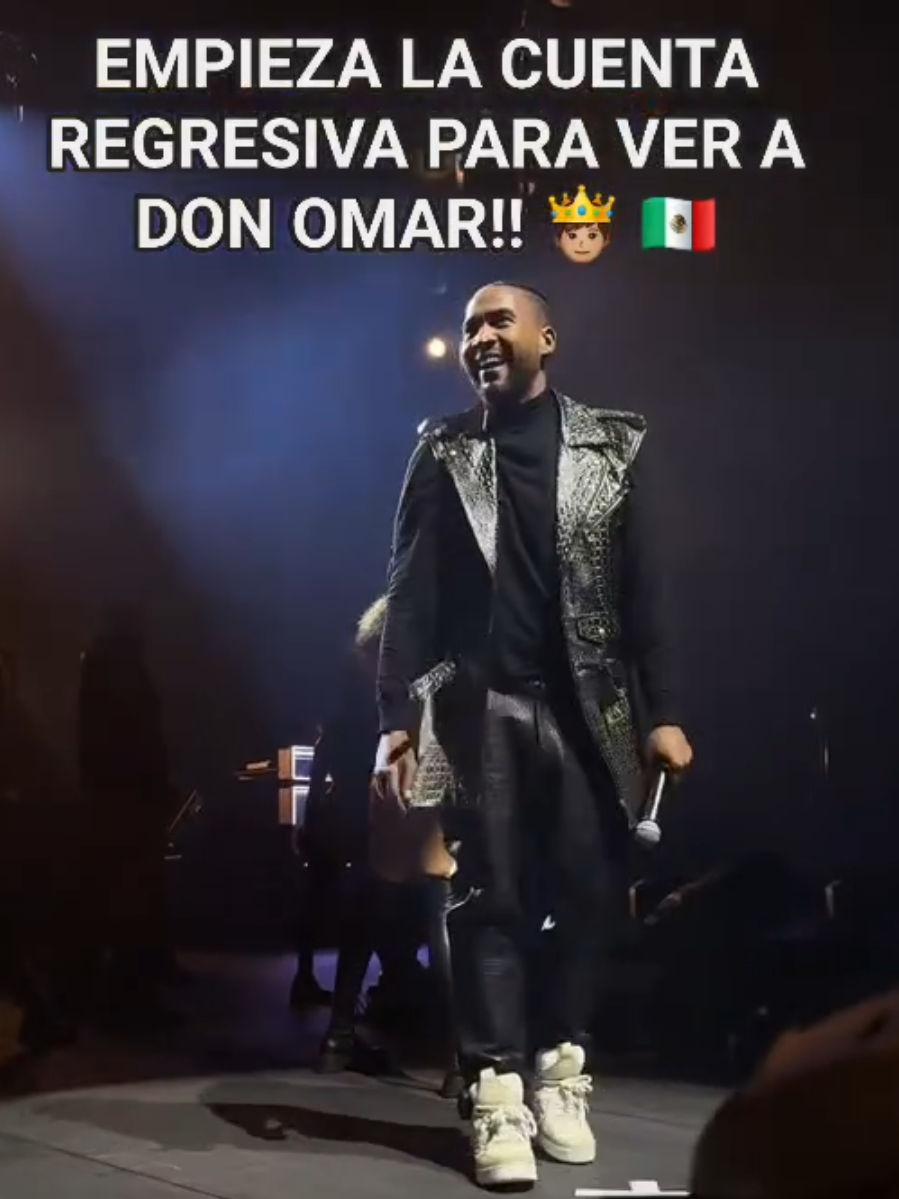 Ver a Don Omar en el flow fest!! 🫅🏽 🇲🇽 La motivación de la semana!! 🤩 #king #donomar #flowfest #concierto  #mexico 