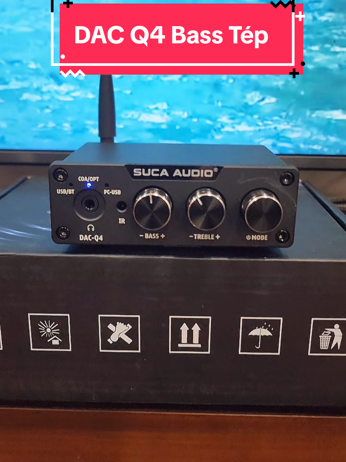 DAC Q4 Chỉnh Bass Tép #quangminhaudio #xuhuongtiktok #dacq4 #bluetooth #optical 