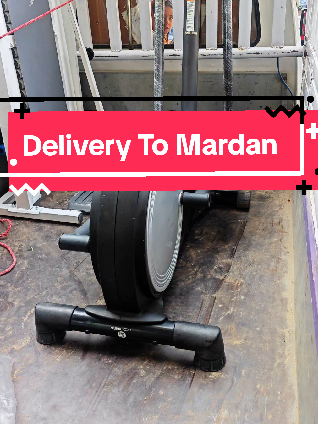 Delivery To mardan #Exersice #Cycle #treadmill #foryoupage #dontunderreviewmyvideo 