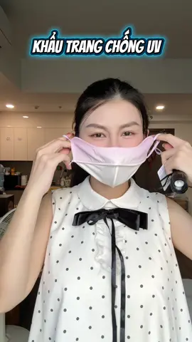Chống nắng nhưng vẫn rất thời trang nè #chongnangneau #khautrangchongnang #khautrangchongtiauv 