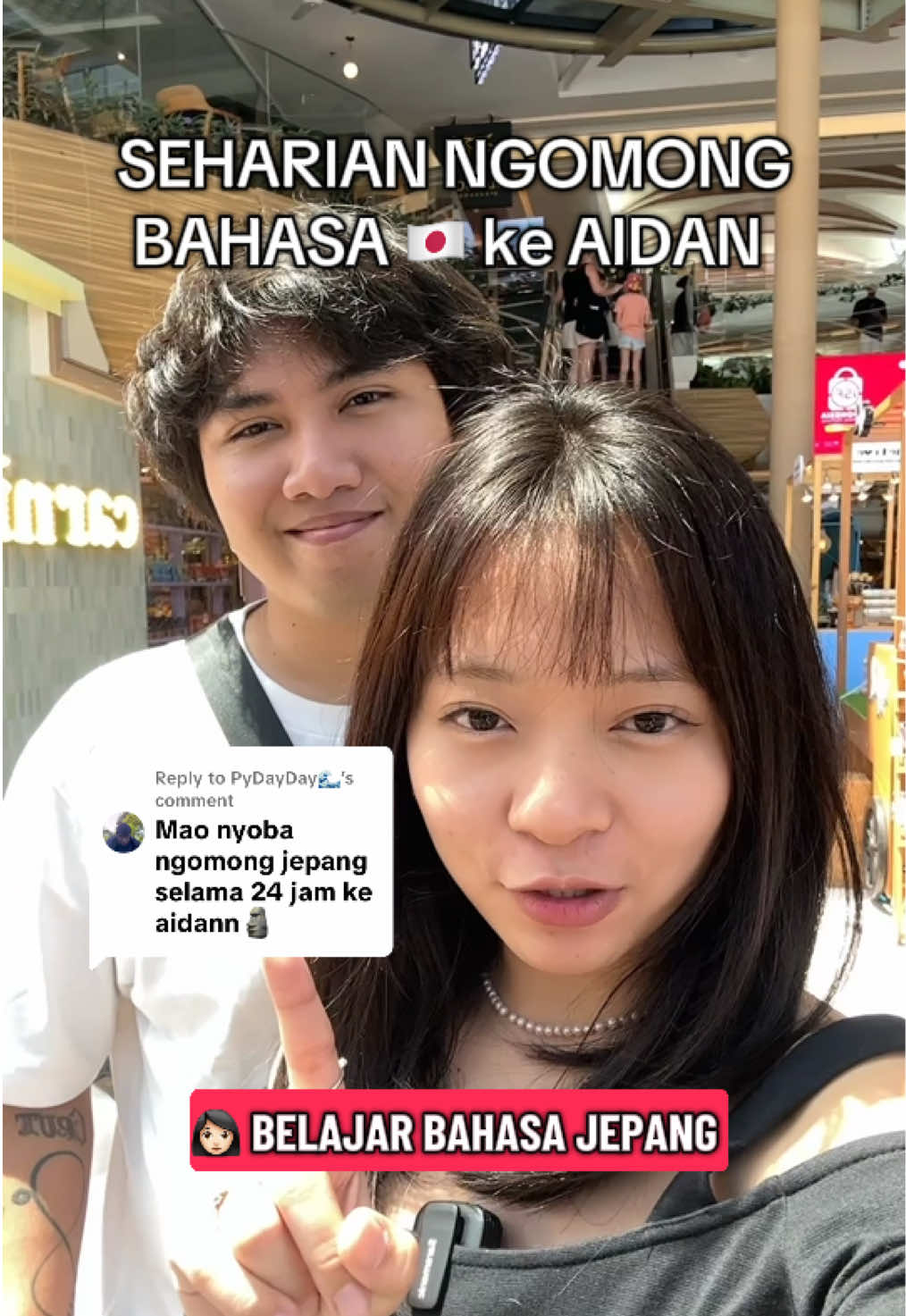 Replying to @PyDayDay🌊 Nyarinya yg Jepang tp gabisa bhs Jepang.. gimana sih @Aidan Mirza 