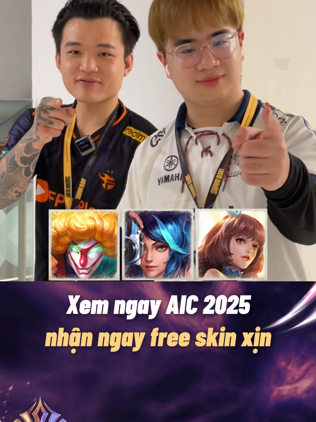 Cùng FPT Maris và BRU PogPog xem giải và nhận quà FREE trên AOV TV nhé!  #AIC2025 #BurnYourShadowBlazeYourGlory #IGP #GPTV