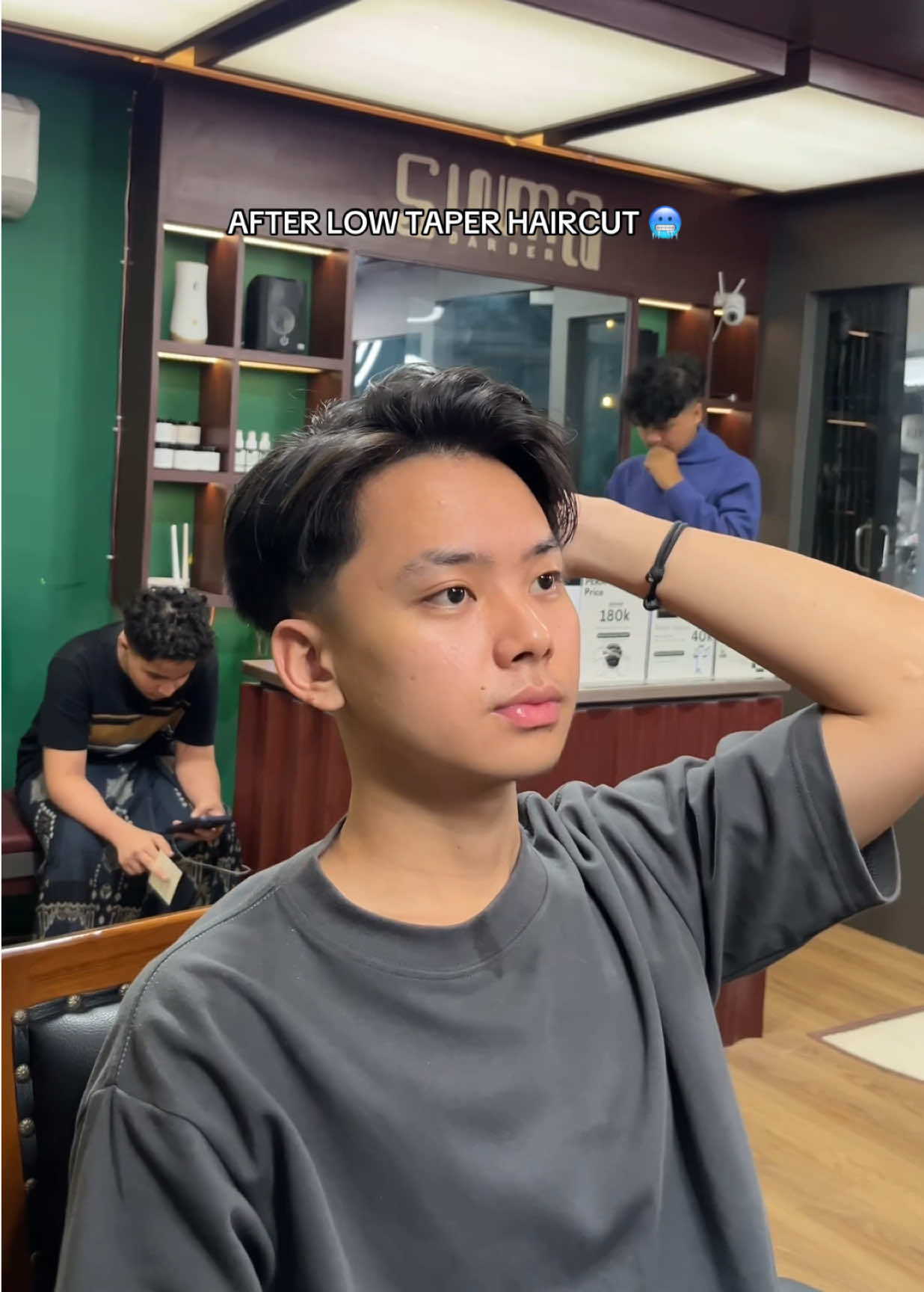 Before after low taper haircut 🥶 #sumabarbershop #malang #barbermalang #barbershopindonesia #barbershopmalang 