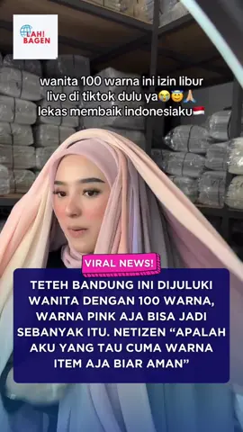 Dimataku itu semua warna sama, sejenis pink. Kenapa mesti jadi 100 warna? Gak puyeng ngapalin satu-satu? 😭 #dinanfajrina #hijab #viral #fypage #selebgram 