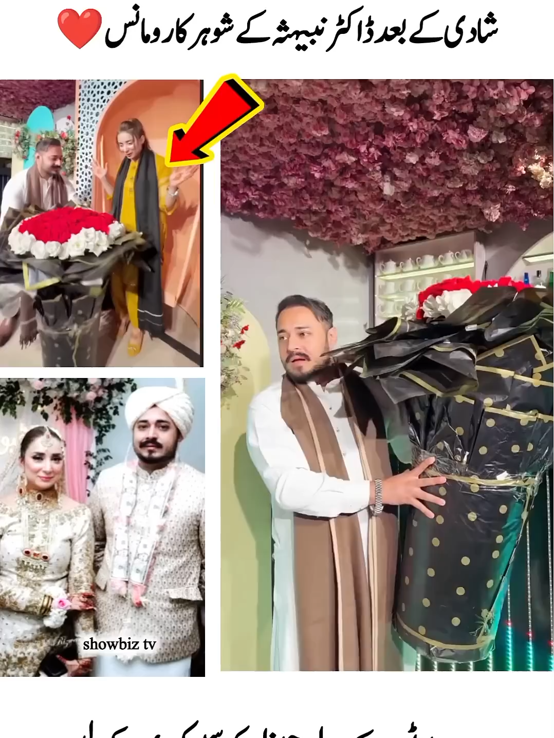 شوہر کے رومانس کرتے پر ڈاکٹر نبیہا کی خوشی چیک کرو viralshort#