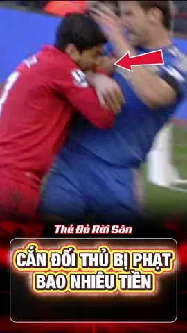 Cắn Đối Thủ Bị Phạt Bao Nhiêu Tiền #bongda #tinbong #xuhuong 