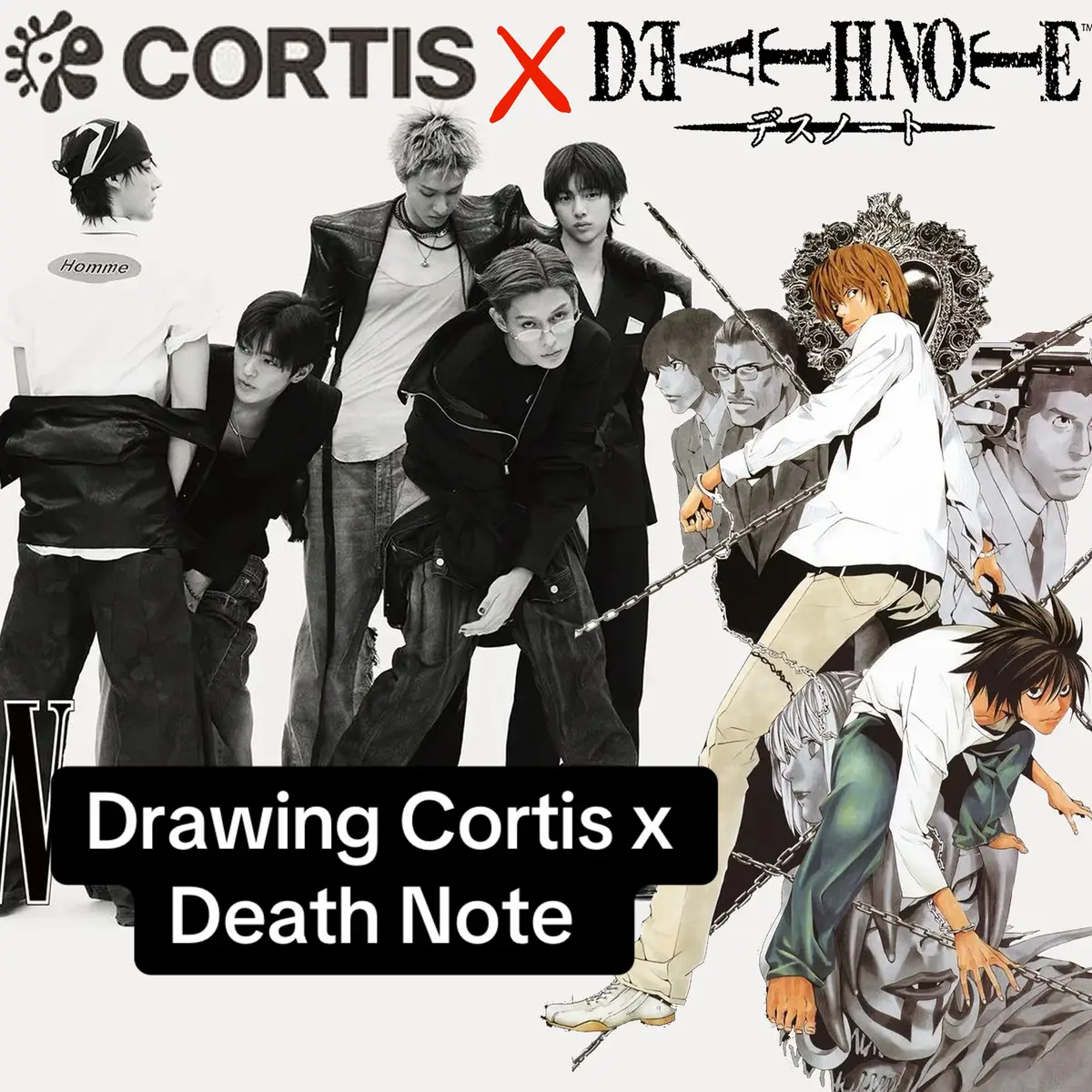 I’ll finish pt 2 of ateez next sorry i got distracted by this request lol #fyp #cortis #deathnote #kpop #anime 