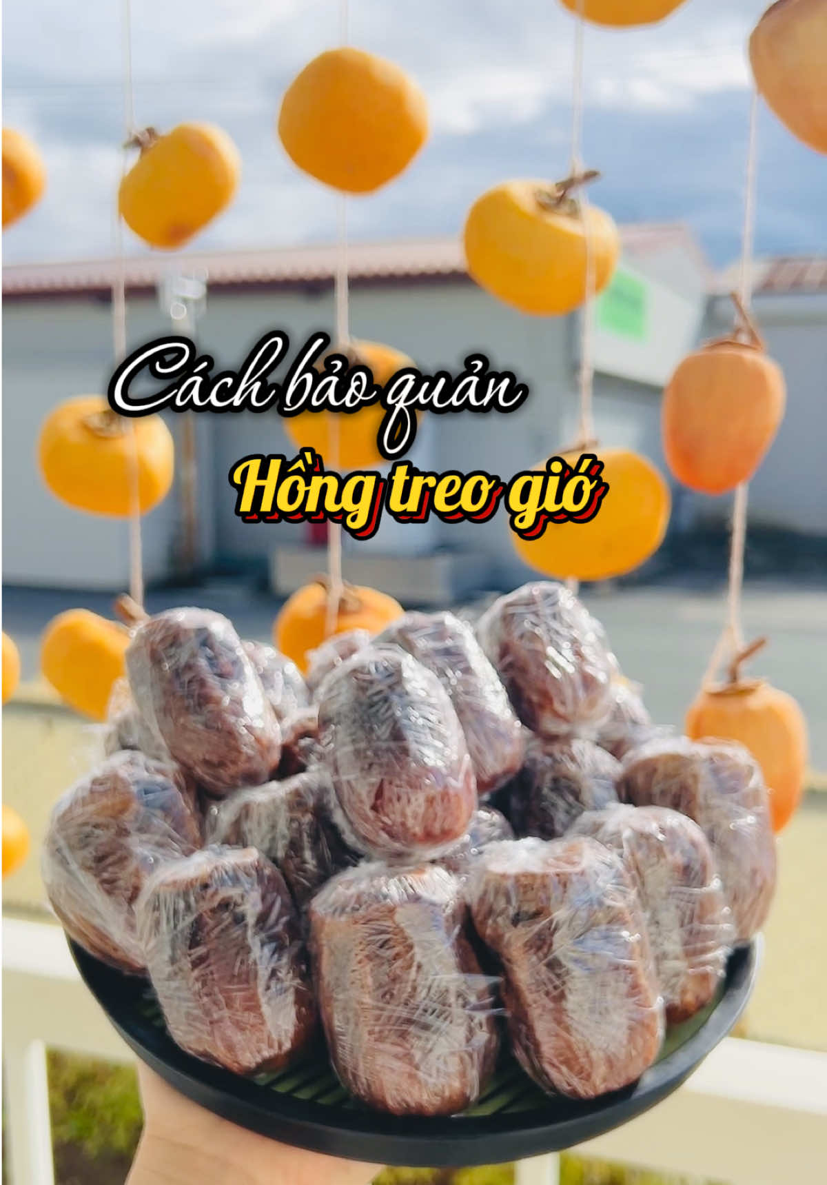 Cách bảo quản hồng treo gió#hongtreogio #muathu #nhatban 