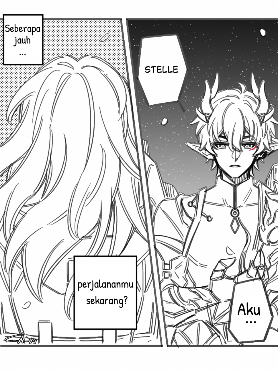 kenyanglah kalian dengan danstelle🗿 Cr: AtalieAOI || X/Twitter #danstelle #stelle #danheng #HonkaiStarRail #amphoreus 