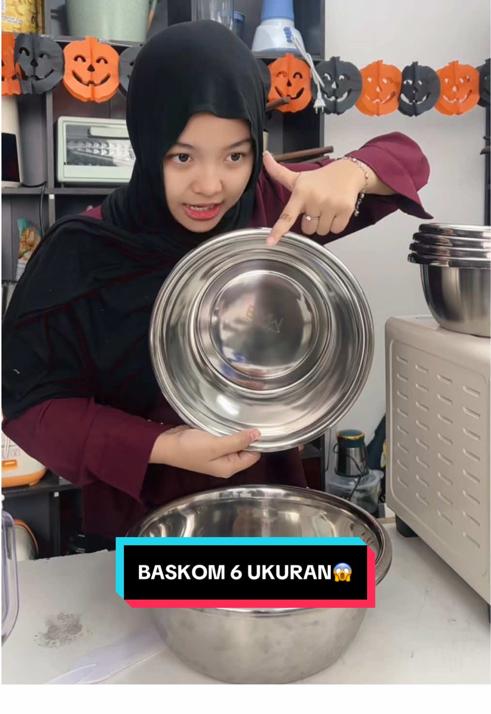 Ambyar bunda baskom dapetin 6 ukuran yang berbeda langsung cussss cekout dibawah🤩‼️  #hargambyar #promotiktok #fyp #baskom #stainlesssteel 