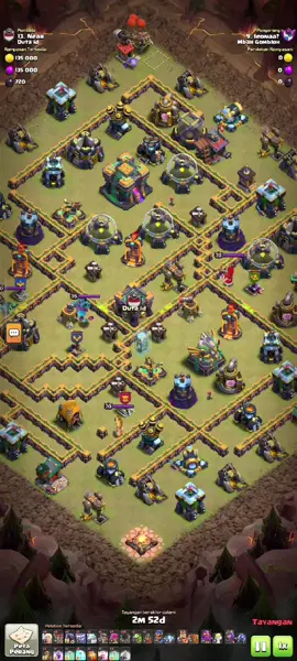 seni bermain Hero balon super : ini serius gw cuma dipake buat ambil mortar? #clashofclans #coc #fyp 