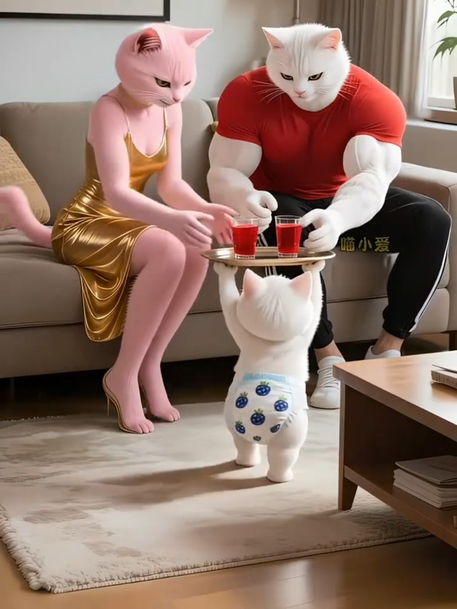 টমি ডগির জন্য মা-বাবার বারোটা বাজালো #cartoon #animation #catfamily #catvideo #aivideo 