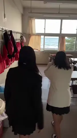 放課後の景色#大磯高校#fjk #jkブランド #磯高jk #日本で2番目に海に近い高校 