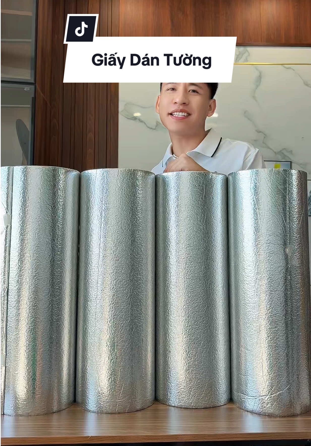 Dán tường mẫu mới #haohomhinh #giaydantuong 