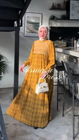 Asmara Dress hadir dengan warna Honey yang pastinya cantik sepanjang hari 💛 Jangan tunggu lama, check out di keranjang kuning sebelum kehabisan! 🛒🛒#CapCut #dress #yumnapremium 