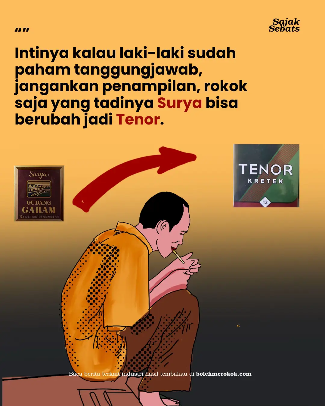 Ngga usah takut sama laki-laki perokok. Takutlah pada laki-laki yang ngga bisa tanggungjawab!!