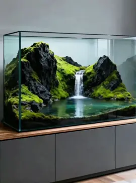 Núi non thác nước #ai #xuhuong #fyp #aquarium #thuysinh 