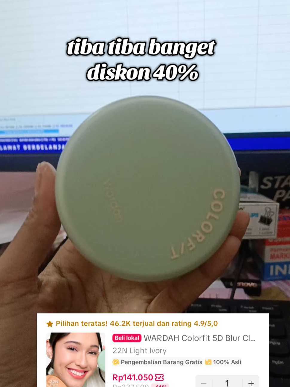 wardah emang gokil siihh #topcushionwardah #cushionviral #cushionwardah 