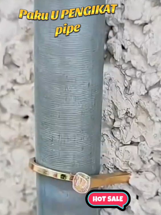 Pengikat pipe paku U mudah guna kekuatan di puji #topsale #tiktokaffiliate #tiktoksale #fypageシ 