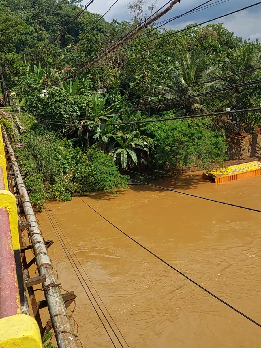 masuk sungai truk paket box di karangkamulyan banjar ciung wanara jawabarat  hari kemarin 17, 11 2025 #viral #fyp 