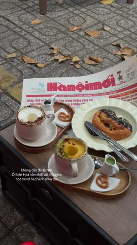 Không cần đi Hà Nội nữa, ghé Bobac Biên Hoà chill nốt mùa thu thoaiiii ☕️🍂. #fyb #coffeeshop #caphebienhoa #coffeevibes #coffeetiktok #affogato #coffeeaddict 