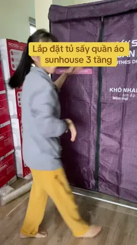 Tủ sấy quần áo sunhouse 3 tầng #tusayquanaosunhouse