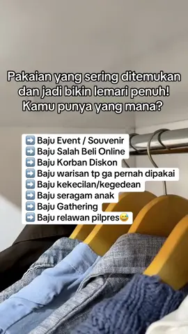 Diantara isi pakaian kemarimu, baju apa saja yang jarang kamu gunakan?  Coba cek lemarimu jika ada nggak pernah dipakai lagi lebih baik diberikan atau di sumbangkan ke yang lebih membutuhkan. Di Sedekah Bekas, kami menerima pakaian bekas yang masih layak dipakai untuk dimanfaatkan kembali. Yuk donasikan saja pakaian lamamu. Klik link di bio untuk chat admin #barangbekas #donasipakaian #sedekahbaju 