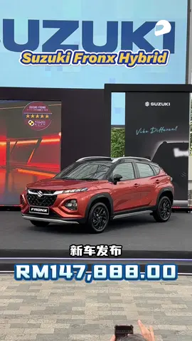 全新的CBU Suzuki FRONX HYBIRD来到Malaysia了！只有顶配版本，搭载了1.5L➕12V轻度混合动力系统！这个价钱你们买单吗？ #SuzukiFRONX #Hybrid #cars #automachi