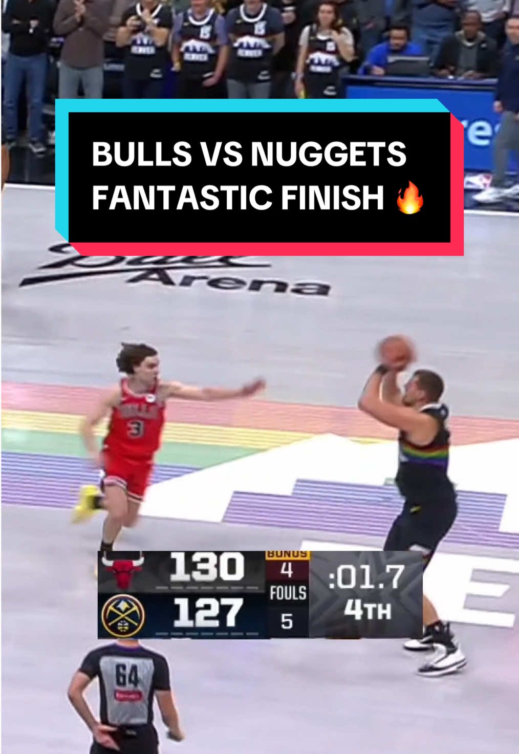 FANTASTIC FINISH! 🤯 The @Chicago Bulls secure the road victory, 130-127, in a high-scoring thriller! #NBAPhilippines #NBAHighlights #Bulls #SportsOnTikTok #BasketballPH